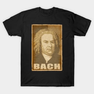 Johann Sebastin Bach Propagand pop art T-Shirt